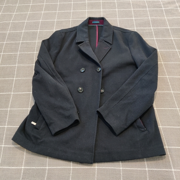 Ted Baker London Double Breasted Pea Coat - Picture 4 of 16